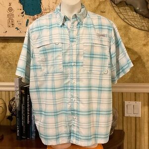 Mens Habit  Plaid Button Down Shirt. 2XL. SPF. Nearly New